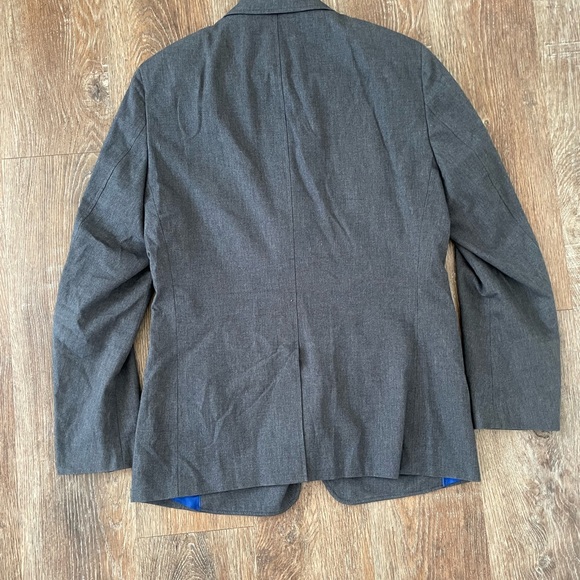 Charcoal Men’s Tailor Fit 42R Blazer - Picture 2 of 4